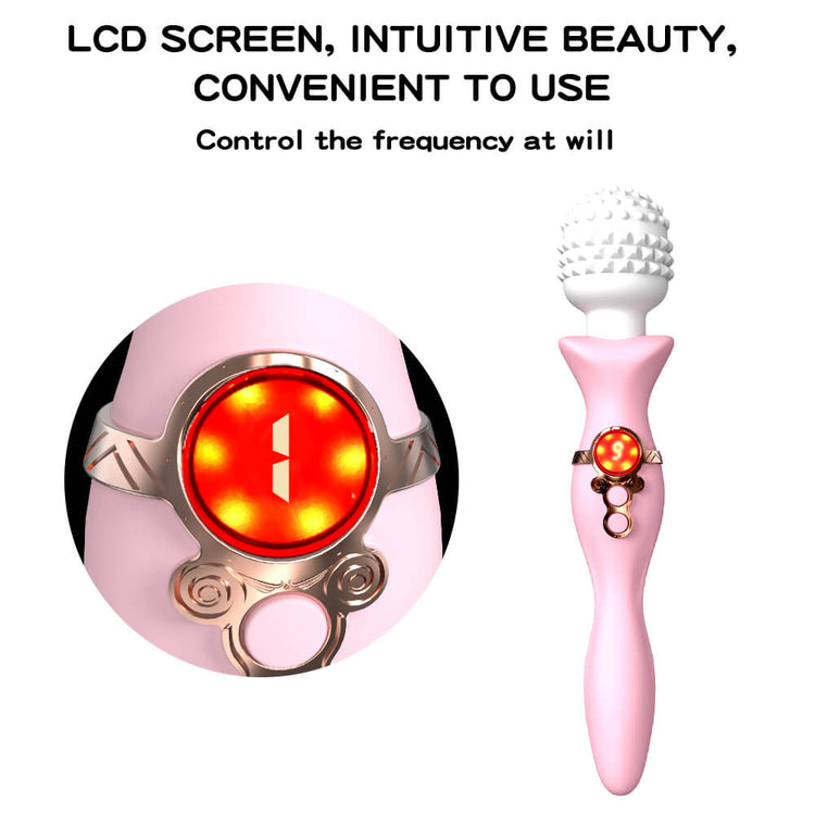 charm-magic-double-ended-massage-wand-g-spot-vibrator-LCD-screen