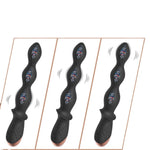 Dagger-3 anal vibrator showing vibration distributed across three internal motors