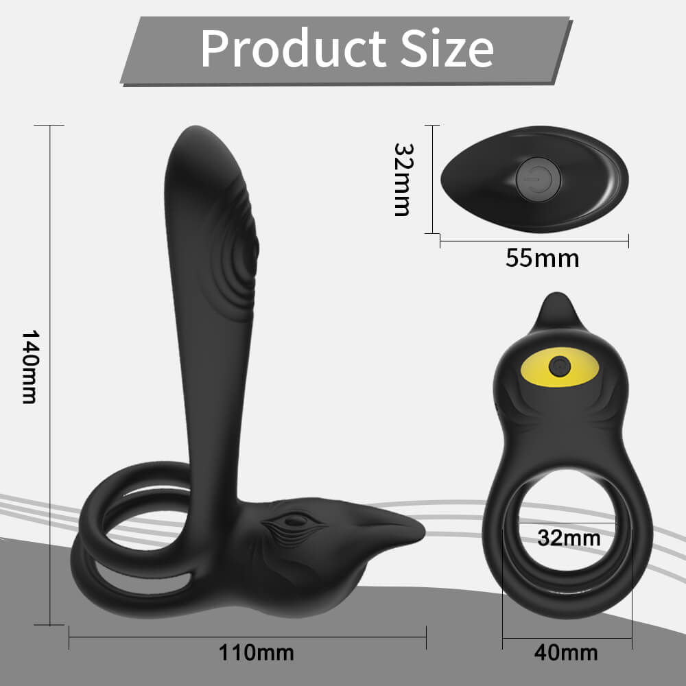Daji vibrating cock ring dimensions and product measurements