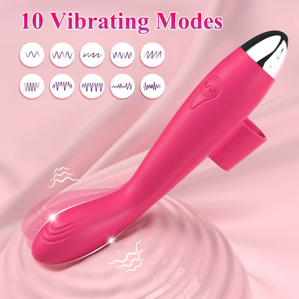 Elva G-spot finger vibrator with 10 vibration mode patterns