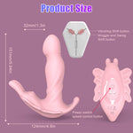 Flutter wearable butterfly vibrator product dimensions