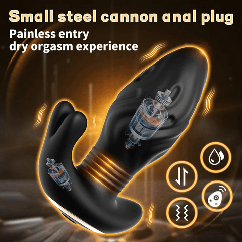 little-cannon-dual-motor-vibrating-thrust-butt-plug-and-prostate-massager