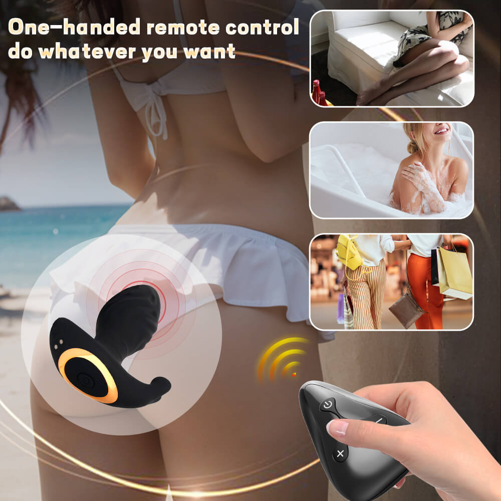 little-cannon-dual-motor-vibrating-thrust-butt-plug-and-prostate-massager-remote-control