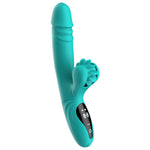 Green Lotus clit licker and thrusting G-spot vibrator
