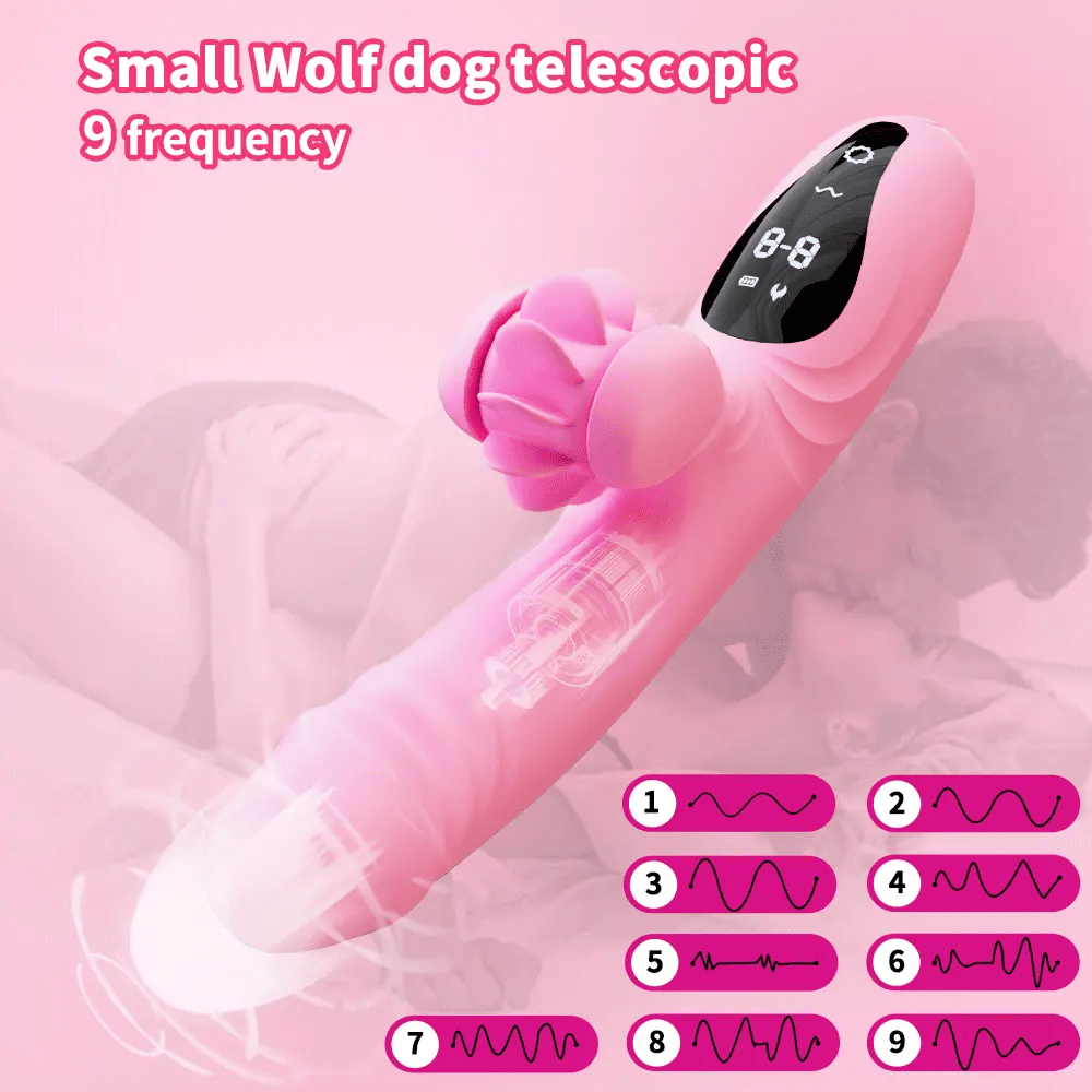 lotus clitoral licking & g-spot vibrator have 9 frequency   
