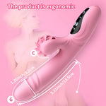 Ergonomic Lotus thrusting G-spot vibrator with onboard controls