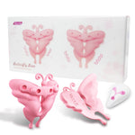 Lumira adjustable vibrating nipple clamps in a butterfly design