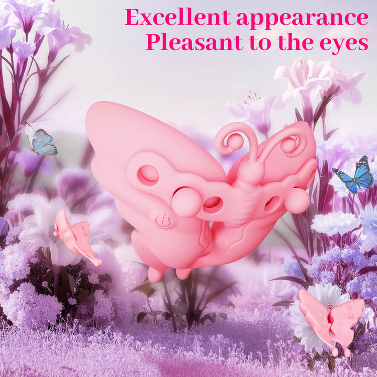 Butterfly-shaped silicone design of the Lumira nipple clamps