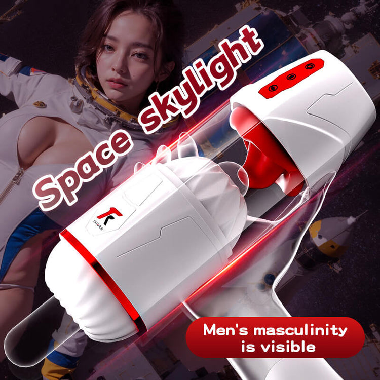 Extended design of the Magic Tongue automatic blowjob toy