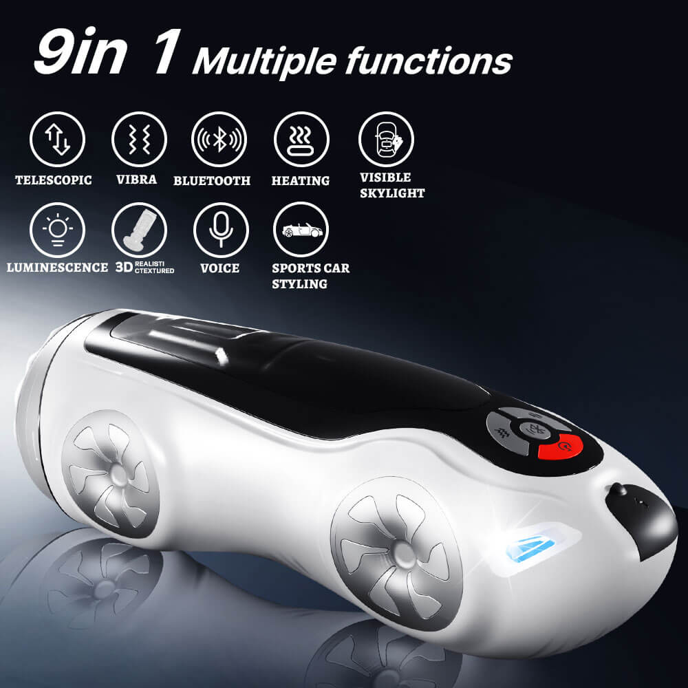 Martin automatic male masturbator with transparent viewing window and futuristic design
