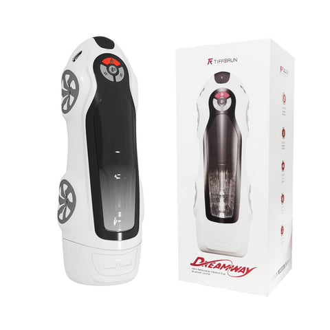 Martin automatic thrusting male masturbator in white and black