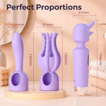 Mira interchangeable head wand vibrator dimensions and size