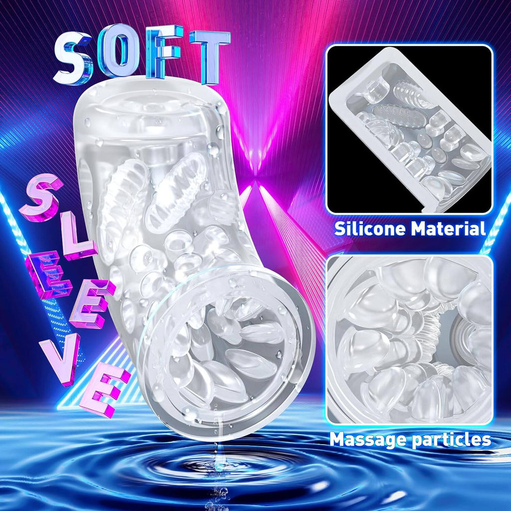 Removable Nova male stroker sleeve with raised internal textures