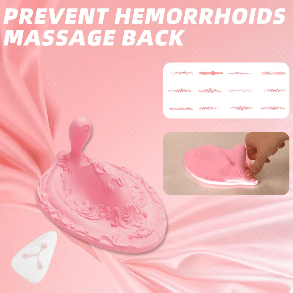 Phoenix anal vibrator showing 12 vibration patterns and flexible silicone surface