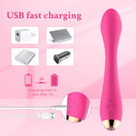 Pure rechargeable G spot vibrator with USB charging cable and one-hour charging time