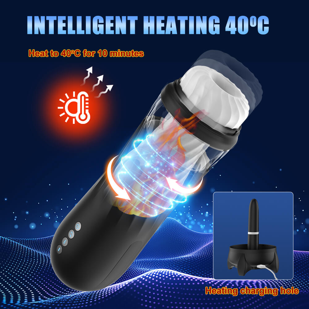 Rocket heated male masturbator reaching 40°C in approximately 10 minutes
