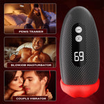 Seabull male vibrator and penis trainer with digital display