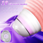 Seraphie breast massager with 10 vibration patterns
