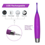 USB rechargeable Smurfs clitoral vibrator