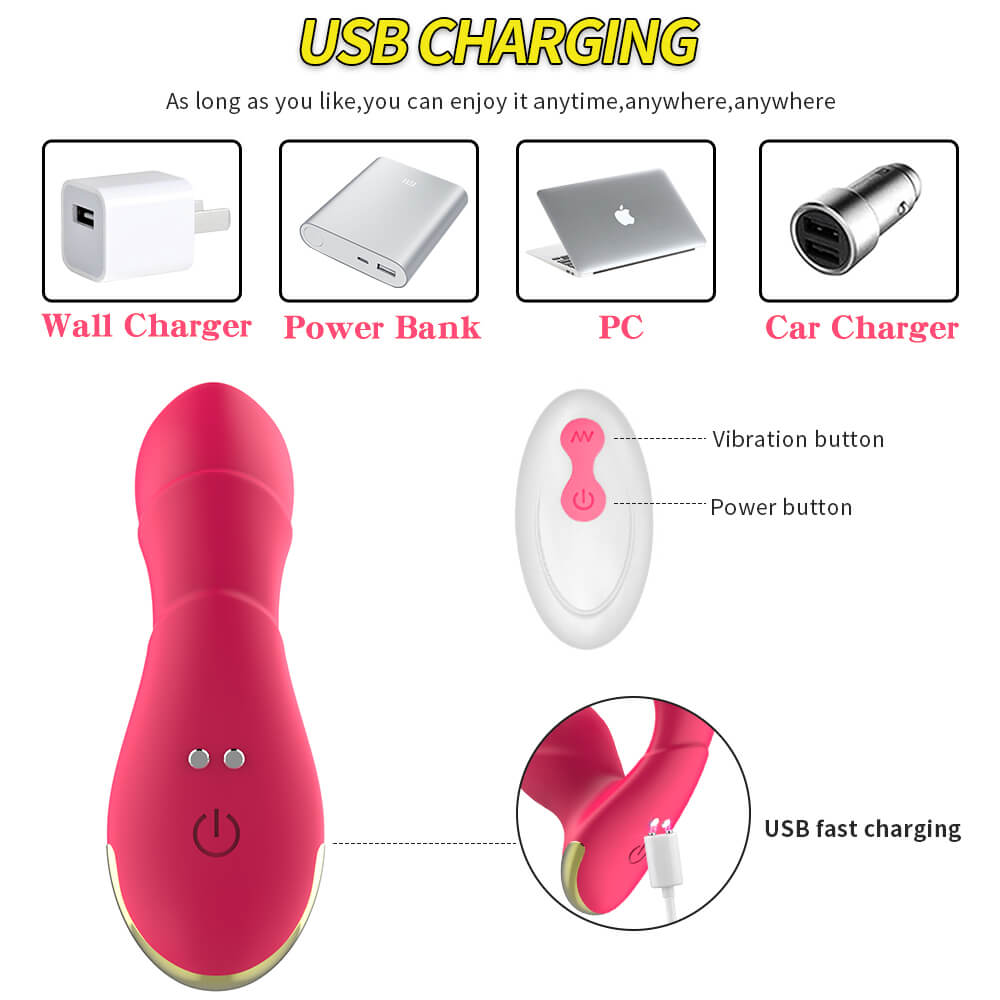 Spark USB charging connection and two-button wireless remote control
