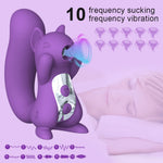 Squirluxe vibrator with 10 suction modes and 10 vibration patterns