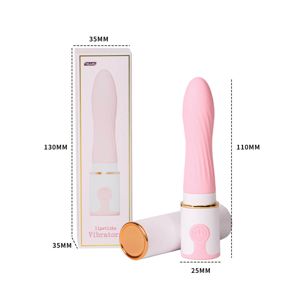 Stun Bomb vibrator and packaging showing a 110 mm product length and 25 mm width
