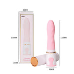 Stun Bomb vibrator and packaging showing a 110 mm product length and 25 mm width