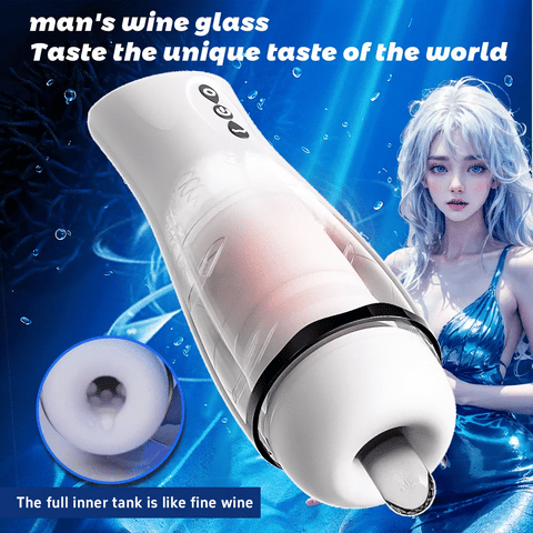 Surge automatic blowjob toy with suction and vibration