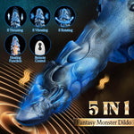 Tyrant fantasy dildo with 8 thrusting, vibration and rotation modes