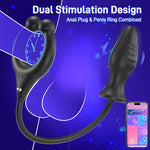 Vortex app-controlled couples toy with long-distance partner control