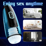 Warrior rechargeable automatic stroker with thrusting and vibration controls