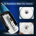 Warrior removable male stroker sleeve with raised internal textures