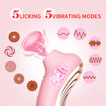 Wolfdog clit licker with 5 rotating licking modes and 5 vibration modes