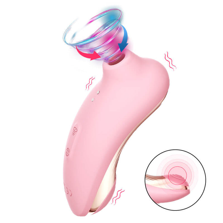 Pink Wolfdog clit licker with rotating tongue tip and vibrating body