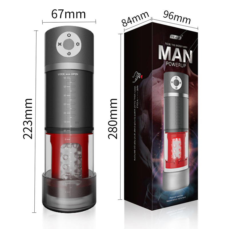Zenith automatic rotating male masturbator dimensions